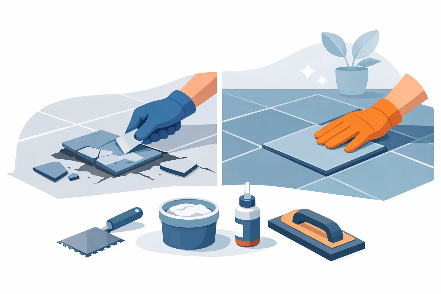 Can You Repair Floor Tiles? Yes - Here’s How