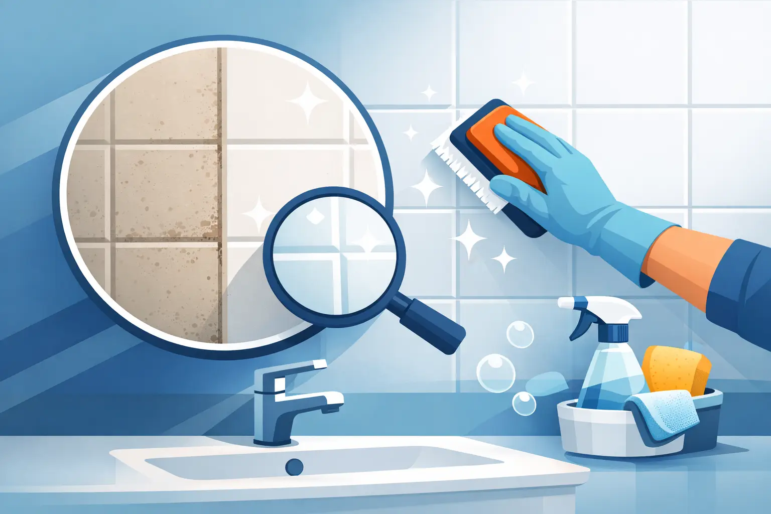 How to Clean Bathroom Grout Properly