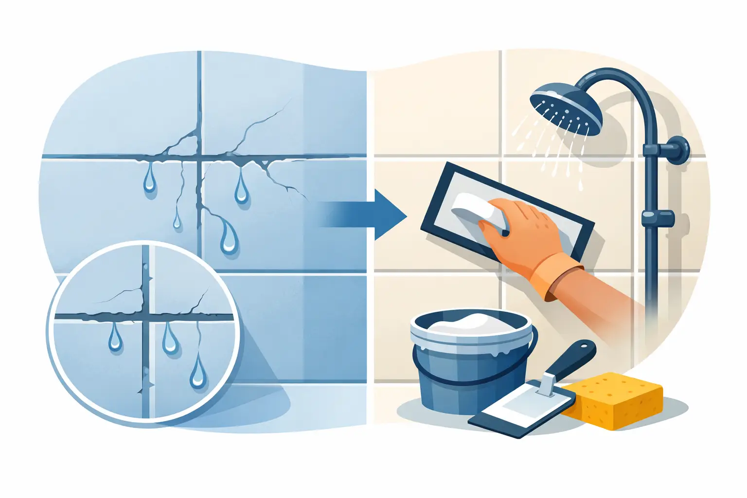 Can Regrouting Stop Shower Leaks?