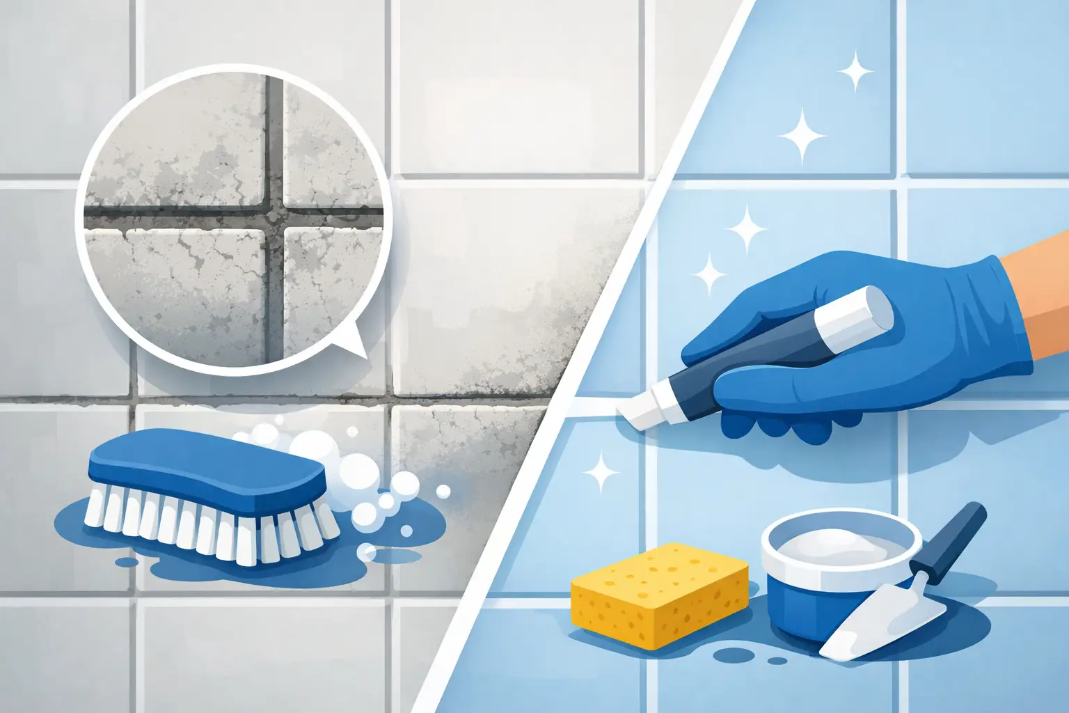 How to Refresh Tired Grout Lines Properly