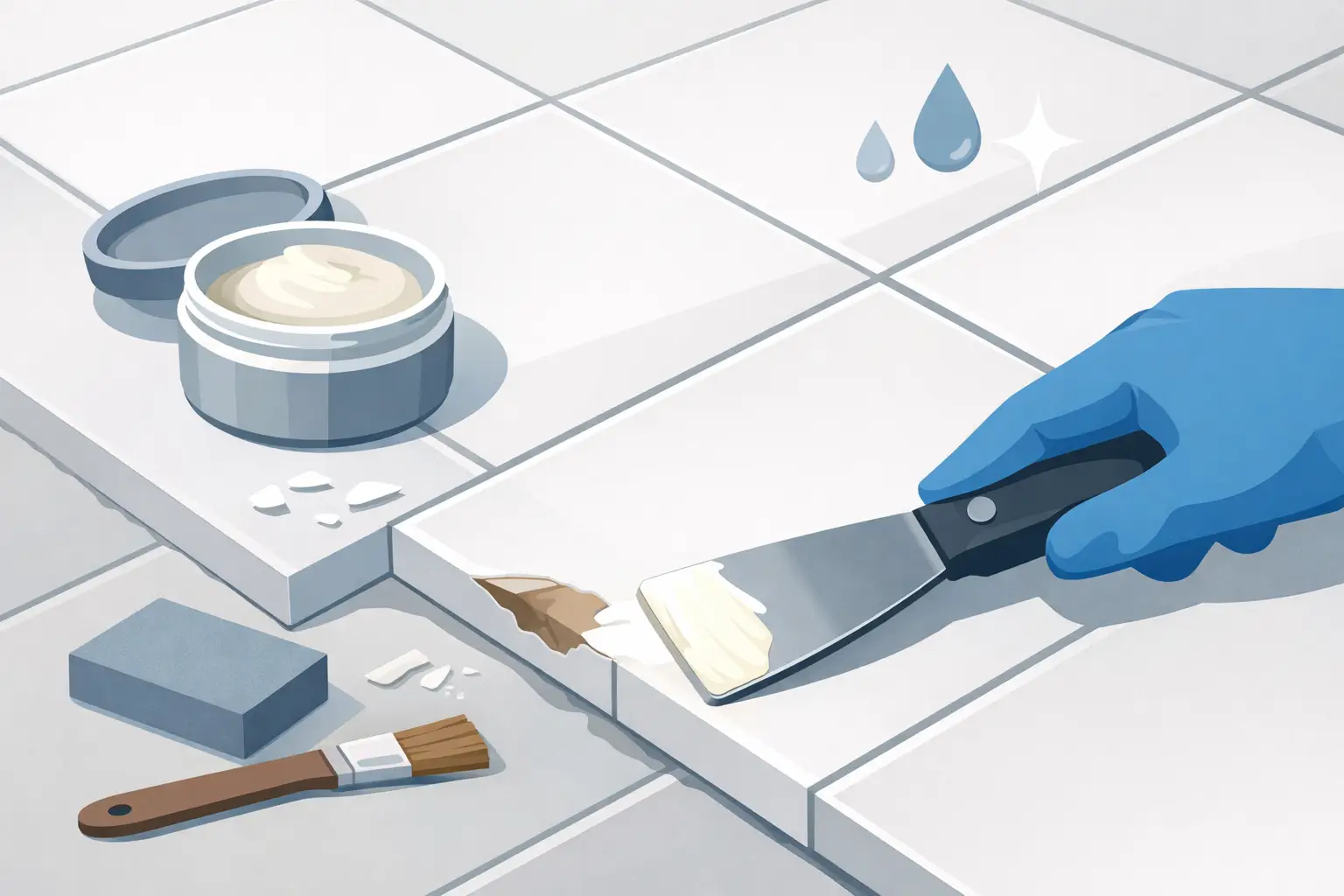 How to Repair Chipped Ceramic Tiles Properly