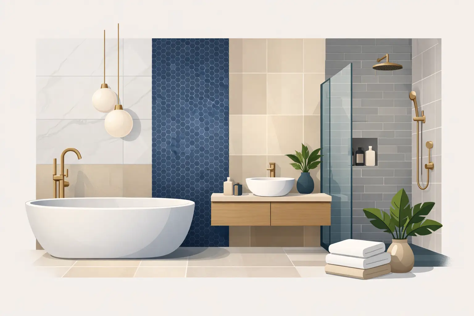 Luxury Bathroom Tile Finishes That Last Well