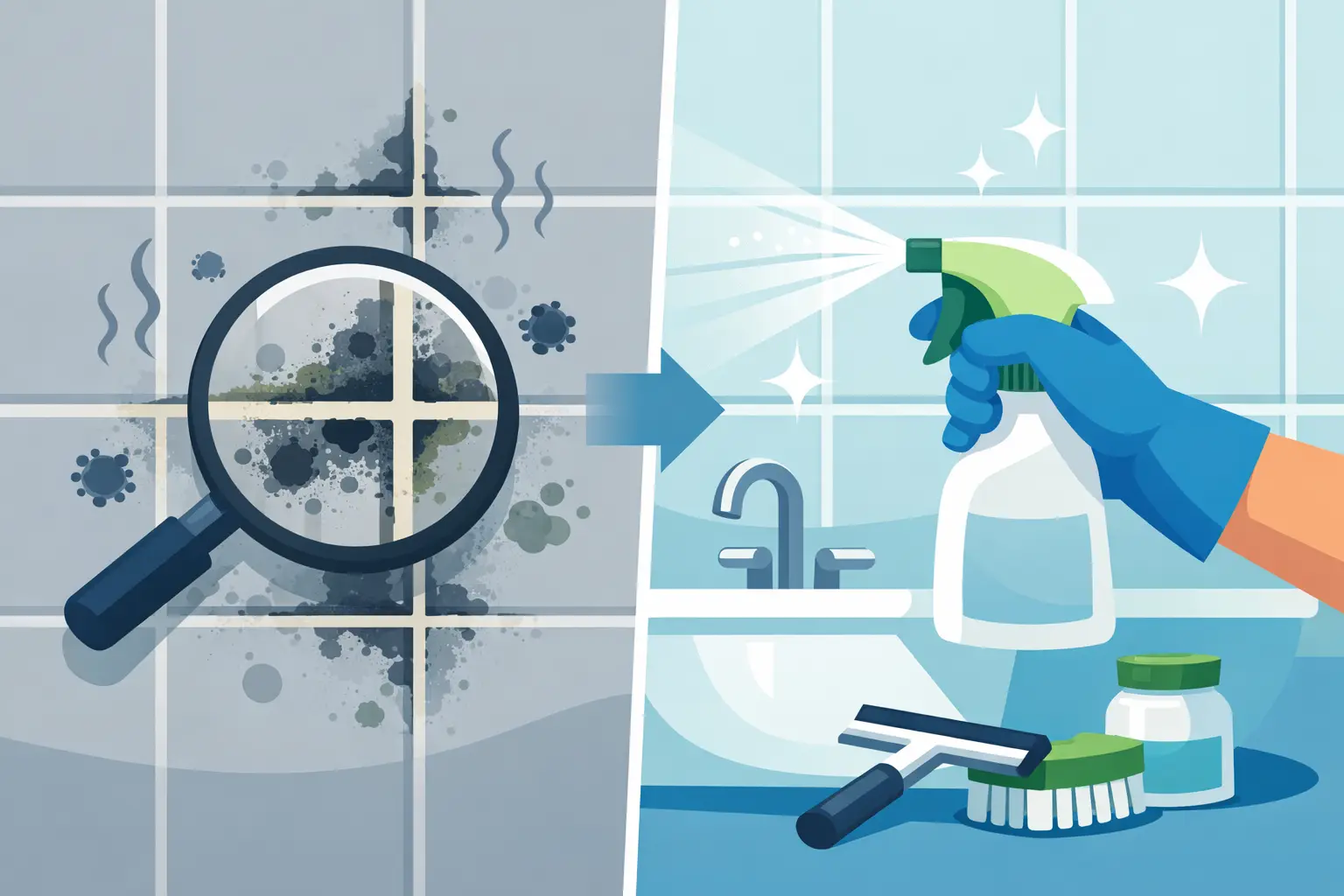 Bathroom Grout Mould Removal That Lasts