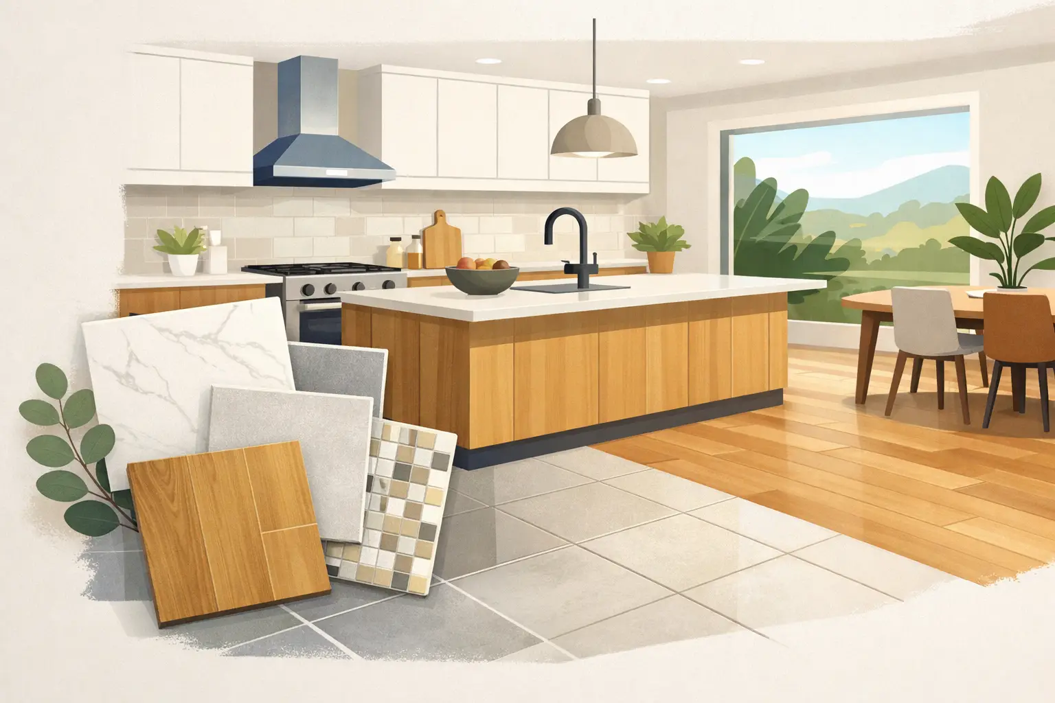Best Tiles for Kitchen Floors in Australian Homes