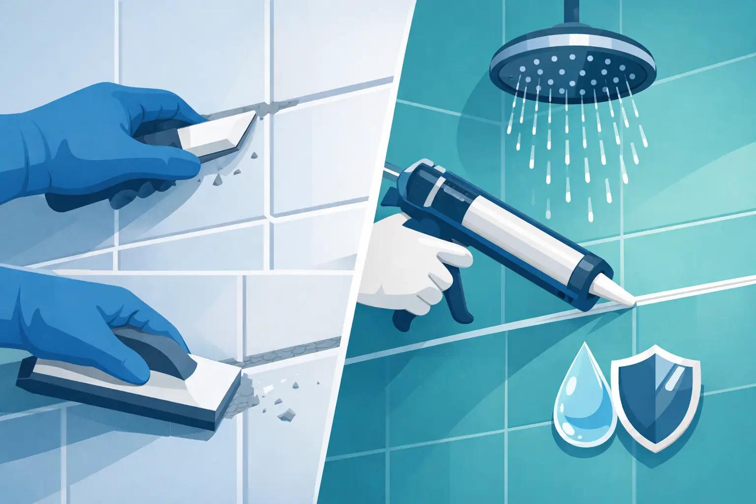 Regrouting Versus Resealing Shower: Which Wins?