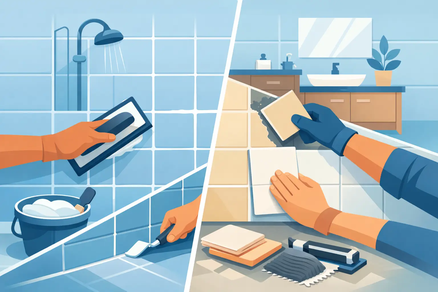 Regrouting vs Retiling a Bathroom: Which Is Best?