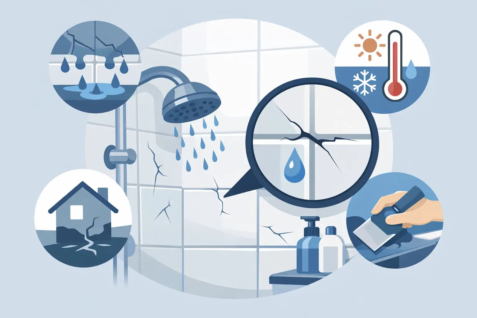 What Causes Shower Grout Cracks? 8 Common Reasons