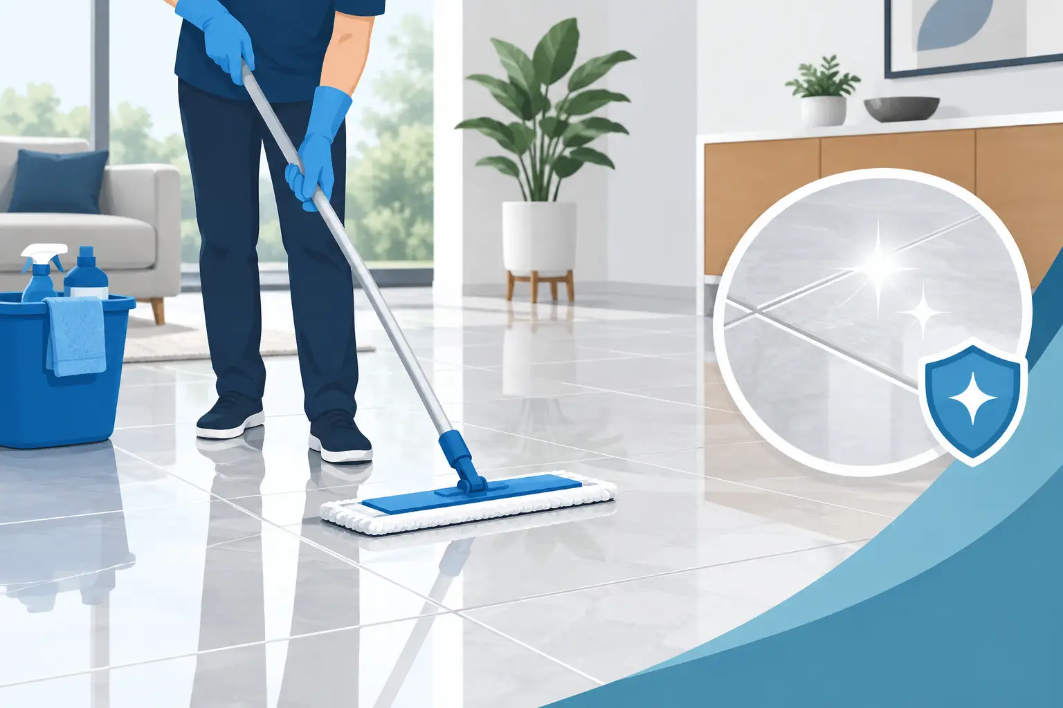 Floor Maintenance That Protects Tile Finishes